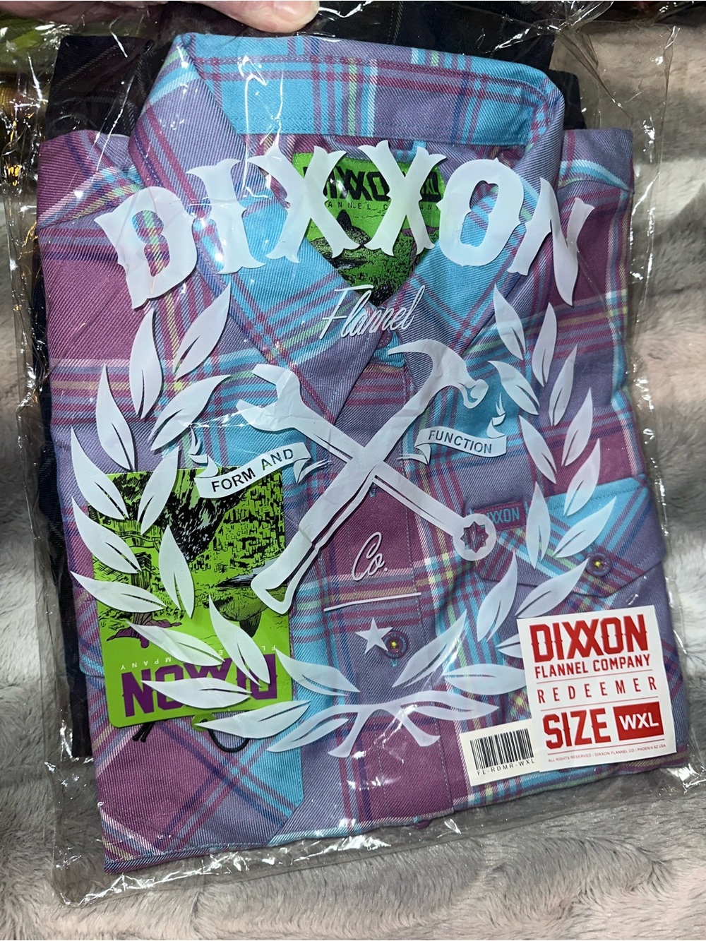Dixxon Flannel - Purple & Teal Plaid Button-Up Women’s